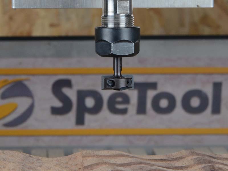 SpeTool 2+2 Flute Slab Flattening Router Bit 1/4